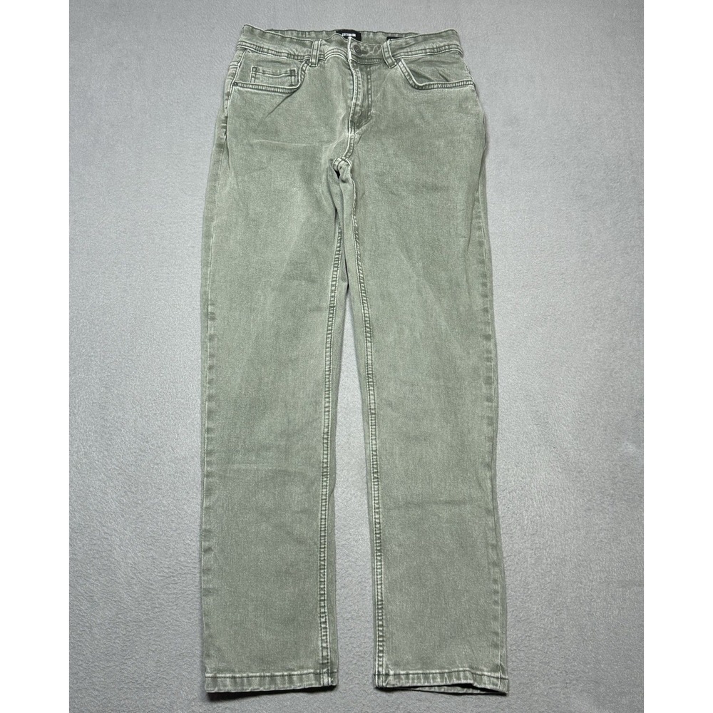 Cotton On Women's Straight Leg Jeans in Faded Sage Green